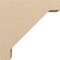 Ekena Millwork 5"W x 20"D x 20"H Thin Burlington Rough Cedar Woodgrain TimberThane Corbel, Primed Tan CORUR05X20X20BURRCPR - alternate 2